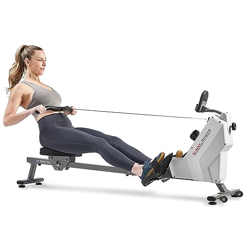 Sunny Health & Fitness Smart Magnetic Rowing Machine - Full Body Workout