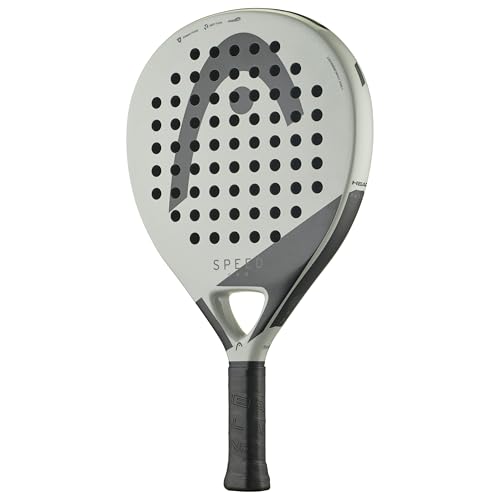 Padel Racquet for Beginners - Oversized Teardrop Shape with Fiberglass Surface, Lightweight 350g