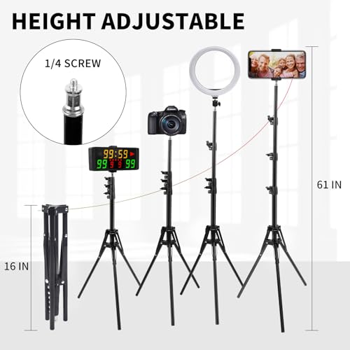 Large Digital Scoreboard with Remote & Tripod - Basketball, Football & More