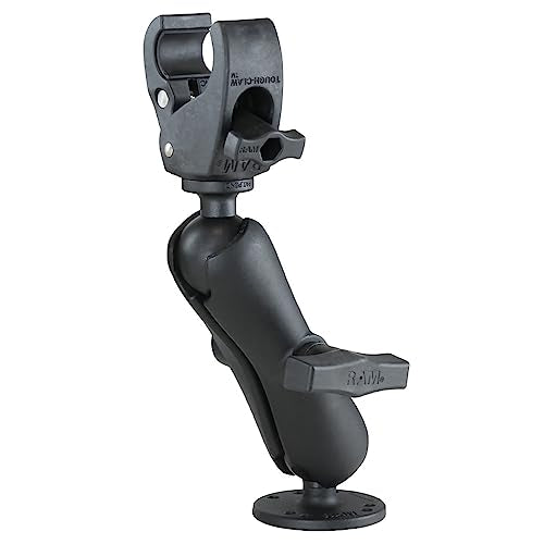 RAM Mounts Trolling Motor Stabilizer with Tough-Claw Rail Mount | Marine-Grade Aluminum