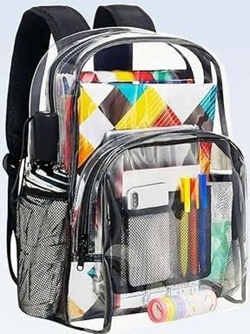 Multipurpose Clear Backpack (Large)