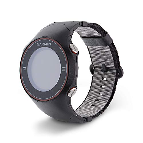 C2D JOY Woven Nylon Strap Compatible with Forerunner 610/Approach S3 Sport Replacement Band with Buckle - Black