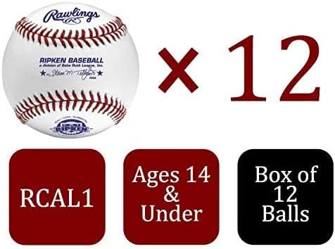 Rawlings Cal Ripken Baseballs - Competition Grade RCAL1 for Youth 14U | Multiple Count Options Available