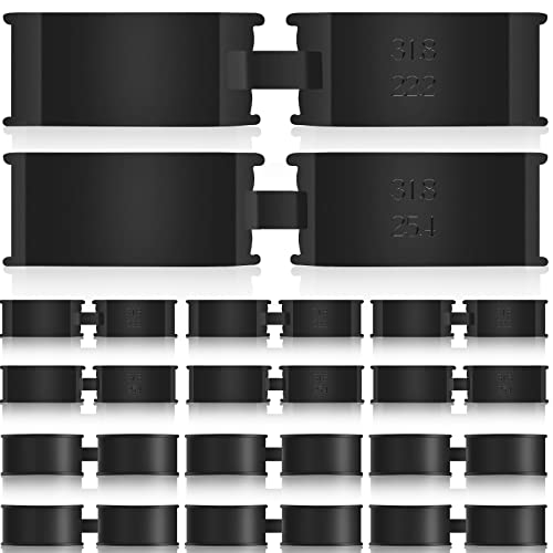 Bike Handlebar Shim Spacers 12-Pack Rubber Adapters for 22.2mm-31.8mm
