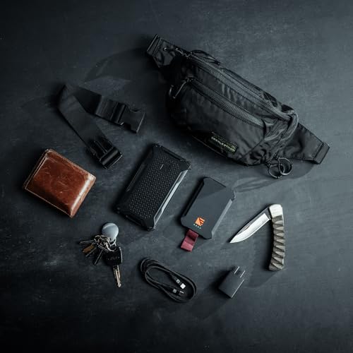 Eberlestock Bando Bag - Tactical Fanny Pack with Adjustable Waist, Black