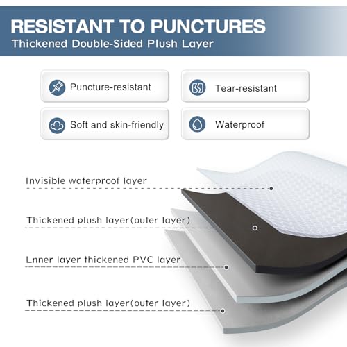Ciremiv SUV Air Mattress Dark Coffee with Pump - Double Side Flocked Car Bed