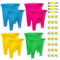 Outdoor Granny Pants Yard Game Set - 8 Color Variations with Balls & Pumps, Backyard Fun