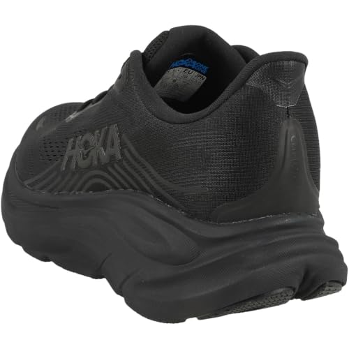 Hoka Clifton 11 Running Shoes - Black/Black, Size 9