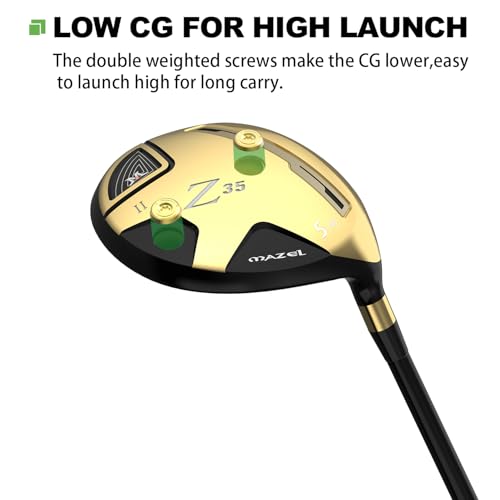 MAZEL Z35 Men's Golf Fairway Wood 3/5/7 Right Hand Graphite 2024 Model