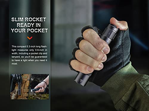 Fenix PD35R Tactical Flashlight USB-C Rechargeable 1700 Lumens with Holster