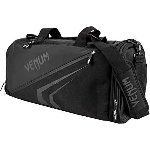 Venum Trainer Lite Evo Sports Bag Black/Black 63L Large Capacity, Ventilated, Adjustable Shoulder Strap