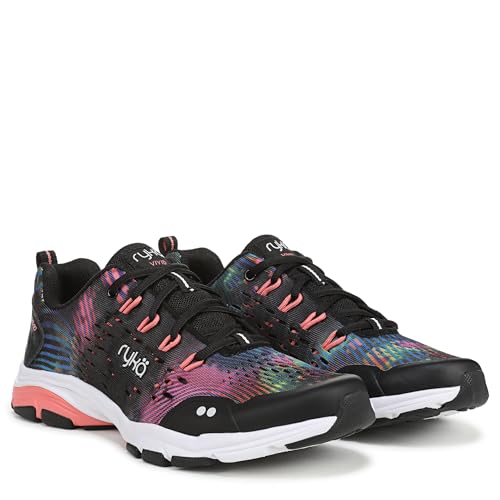 Women's Cross-Training Sneakers - Black Tie Dye, 8.5, Athletic Shoes