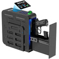 Biometric Slider Gun Safe with Display - 3 Access Methods Bedside Mount