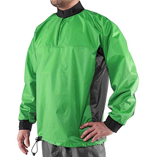 Rio Paddling Coat - NRS Waterproof Jacket for Kayaking & Boating - Large Green
