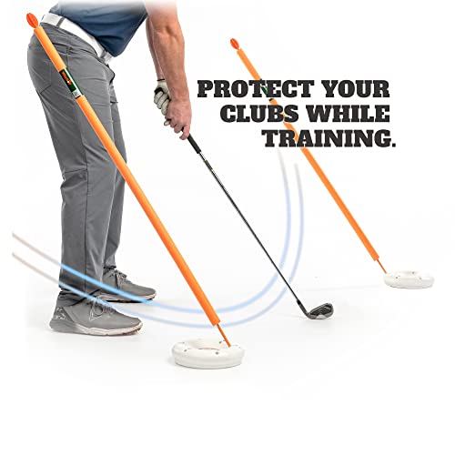 Golf Alignment Rods Set with Padding for Swing Training - Perfect for All Skill Levels