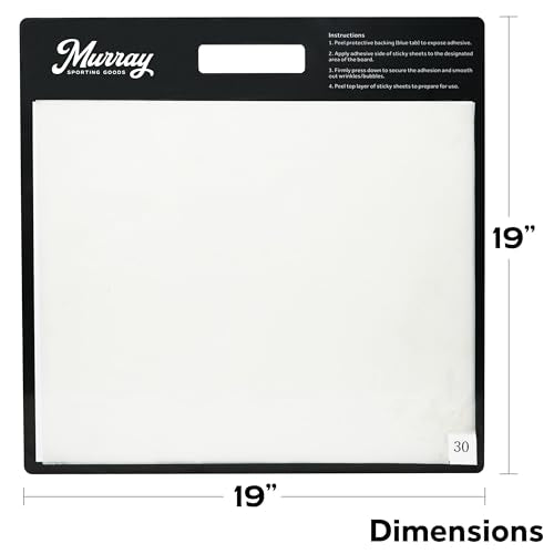 Basketball Sticky Mat - Courtside Premium Shoe Grip & Traction Sheets - 19x19 Inches - Variation: Basketball Sticky Mat