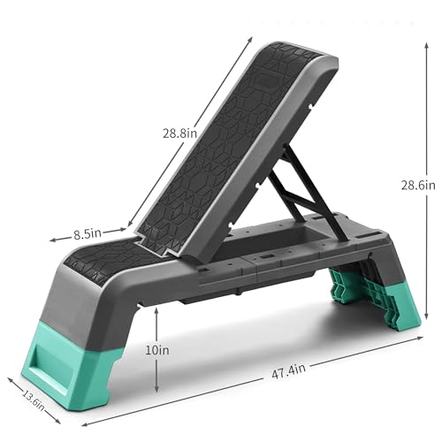 Leikefitness Multifunctional Aerobic Step Platform - Black