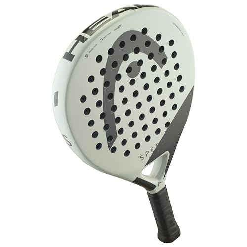 Padel Racquet for Beginners - Oversized Teardrop Shape with Fiberglass Surface, Lightweight 350g