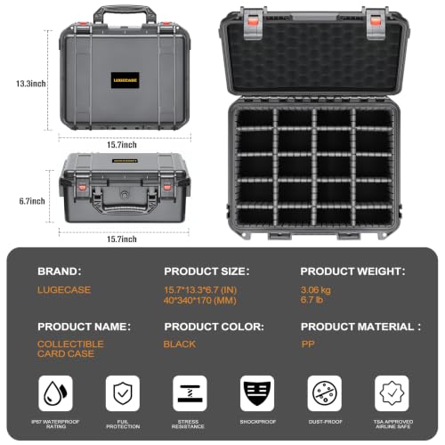 Graded Card Storage Box for Sports & Trading Cards - Large Capacity Organizer