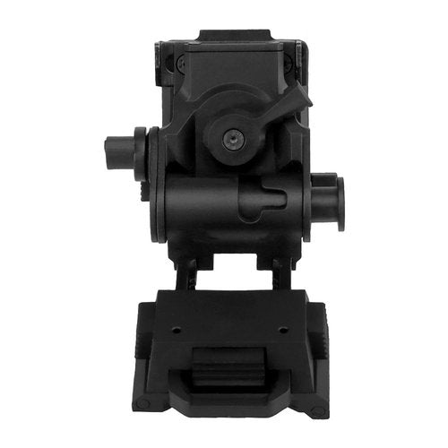 APLUSGEAR L4G24 NVG Plastic Foldable Helmet Night Vision Bracket for PVS15 PVS18 GPNVG-18 (Black)