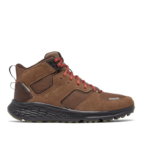 Columbia Men's Benson Mid Waterproof Shoes - Dark Brown/Spice Size 11