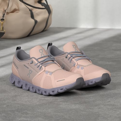 Women's Waterproof Cloud 5 Sneakers - Rose/Fossil, Size 8.5, Eco-Friendly