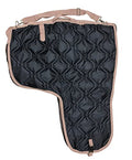 AJ Tack Western Padded Saddle Carrier Bag with Shoulder Strap - Black, 38x33 Inches