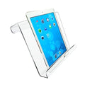 Clear Treadmill Tablet Holder for Exercise Equipment - Acrylic Stand for Books & Devices (8.5x9.5x2.8 Inches) - Variation: Clear