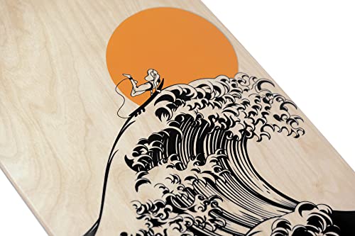 Kanagawa Freeride Pro Longboard Cruiser 40 Inch - Urban Maple Deck & Adjustable Trucks