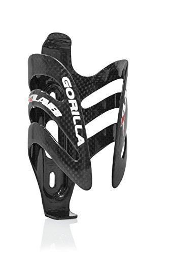 XLAB Gorilla Carbon Bottle Cage - 38g Black Heavy-Duty MTB Cycling Accessory