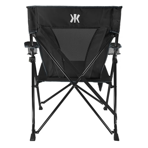 Kijaro Dual Lock XXL Camping & Sports Chair - Vik Black