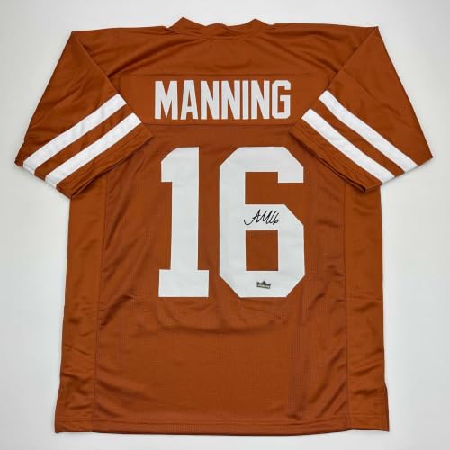 Facsimile Autographed College Football Jersey Men's XL - Texas Orange Reprint