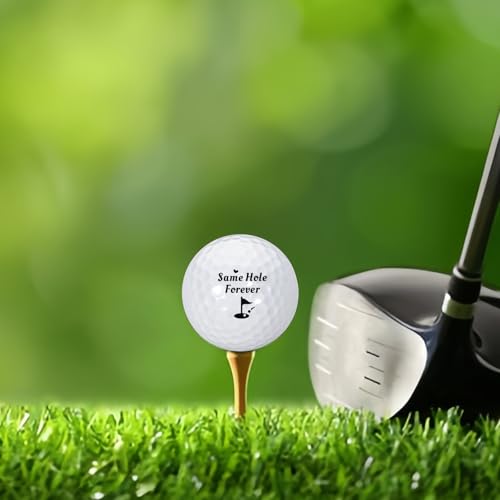 Golf Ball Bachelor Party Favor - Same Hole Forever - Funny Groomsmen Gift