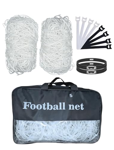 Keluwa 24 x 8 FT Soccer Goal Net Replacement - All-Weather Durable, with Carry Bag & Hooks