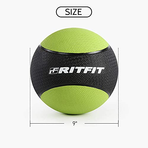 RitFit 6lb Balance Training Weighted Exercise Ball for Coordination & Fitness