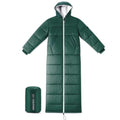 Macarrie Green Wearable Sleeping Bag for Adults with Sleeves - 0°C Insulated Portable Camping Gear
