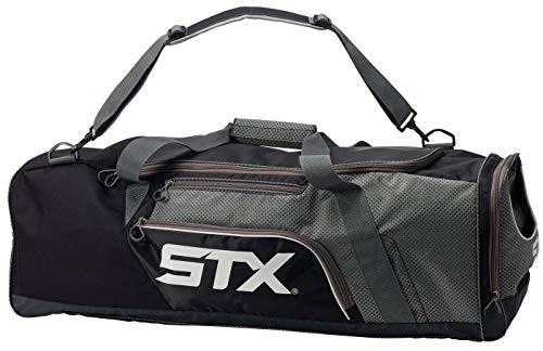 STX Lacrosse Challenger Equipment Bag 42-Inch Black | Sports Gear Storage