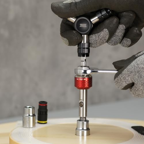 711L Inline Ratchet Driver FL for Heavy Duty Use with 1/4" Handles & 14mm Socket