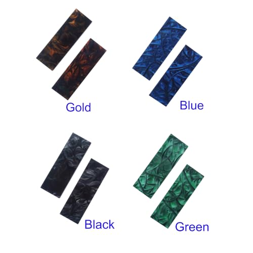 Acrylic Knife Handle Scales - 2 Pieces, DIY Sword Grips, Unique Pattern C