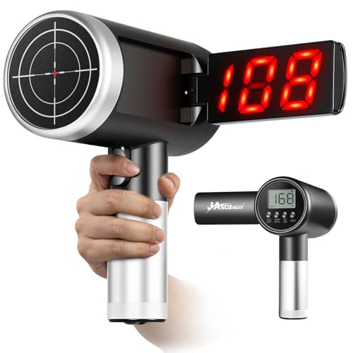 JASCOPRO 24GHz Baseball Radar Gun with Dual LED & LCD Display, Speed Accuracy ±1 MPH