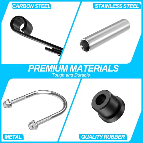 Golf Cart Rear 4-Leaf Spring Kit for Club Car Precedent 2004-Up Heavy Duty Suspension