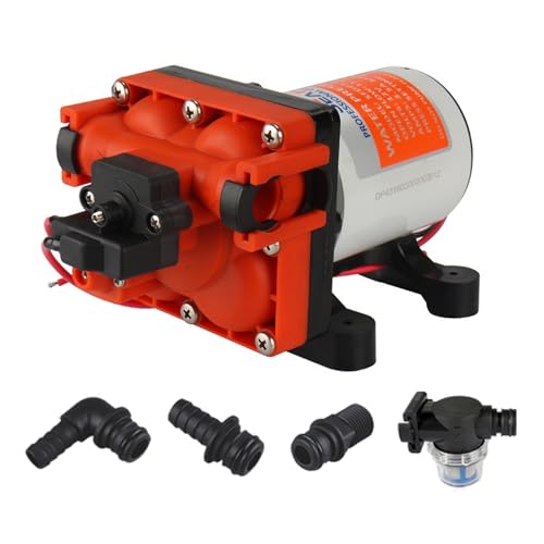 SEAFLO 43-Series Water Pressure Diaphragm Pump 12V, 3 GPM, 55 PSI for RV Boat Off-Grid