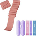 kure.fit Peach Wrist & Ankle Weights + Purple Hand Weight Bars Bundle Set