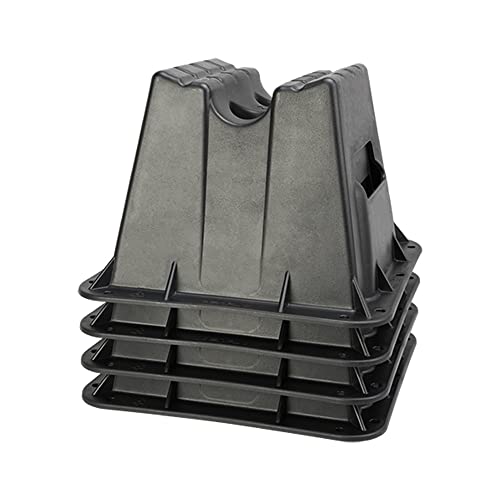 SEAFLO Heavy Duty Pontoon Boat Storage Blocks Set of 4 - Weather-Resistant & Stackable