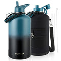 128oz Insulated Stainless Steel Water Bottle - Dark Night, Travel & Sports