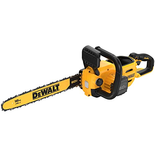 Cordless 60V 18-Inch Chainsaw Tool Only - Heavy Duty Power Cutter