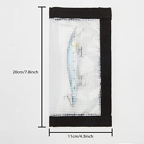 Fishing Lure Wraps for Rod Black - Tangle-Free Hook Protectors 4 Pack