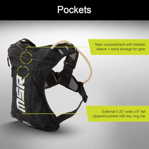 MSR Hydration Pack Black 2L Water Bladder for Outdoor & Off-Road Sports