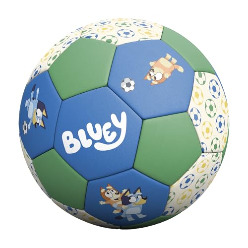 Bluey Jr PVC Soccer Ball - Vibrant Bluey Characters, Durable & Bouncy, Indoor & Outdoor Play, Includes Variation Bluey Jr / Soccer Ball