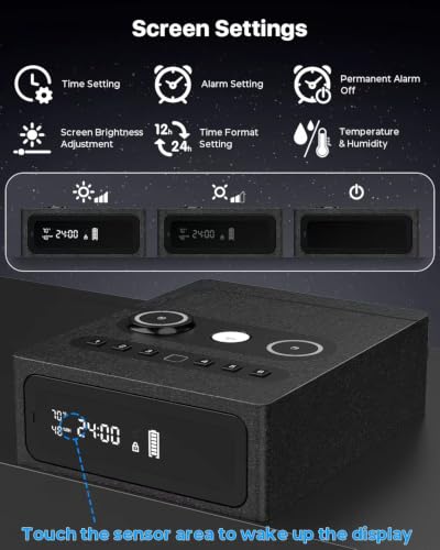 Biometric Gun Safe with 0.1s Fingerprint Access & Wireless Charging Station